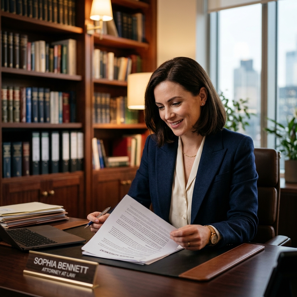 Sophia Bennett at work